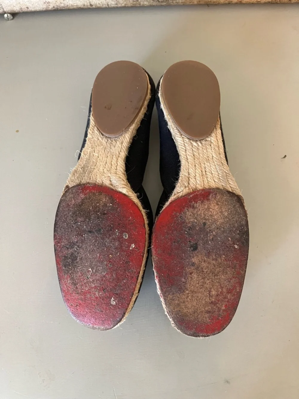 Christian Louboutin Canvas Espadrilles, Black 36 - Picture 3 of 8